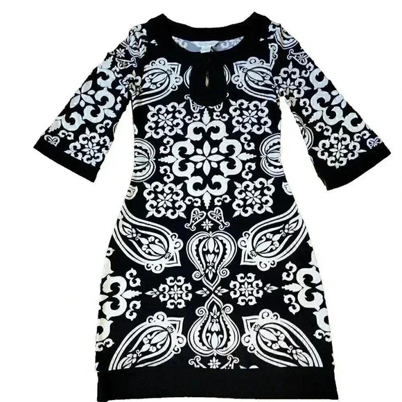 White House Black Market Dresses & Skirts - White House Black Market Black Womens Size XXS 3/4 Sleeves Dress WHBM Stretchy